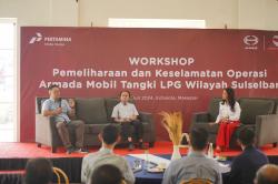 Pertamina Gelar Workshop Untuk Para Pemilik Armada Mobil Angkutan LPG Area Sulselbar