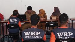 WBP Lapas Ciamis Lakukan Perekaman Biometrik