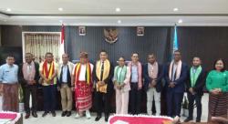 Pj. Walikota Kupang Bertemu Delegasi Menteri Muda Seni Budaya Timor Leste