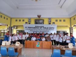 PT Pertamina EP Cepu Field Lakukan Sosialisasi di Kecamatan Senori Kabupaten Tuban