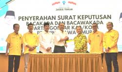 Partai Golkar Serahkan Rekomendasi Kepada 9 Bacakada di Jatim, Ini Daftarnya