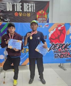 Tampil di Event Depok Paralympics 2024, Atlet Binaan NPCI Kabupaten Bogor Sabet Dua Medali