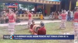 Gubernur Sulawesi Selatan Hadiri HUT Toraja Utara ke 16