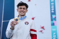 Veddriq Leonardo Bikin Panjat Diding Basuh Dahaga Emas Indonesia di Olimpiade Paris 2024