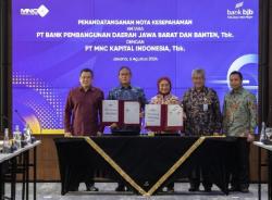 bank bjb MoU Pemanfaatan Produk dan Jasa Layanan Perbankan dan Keuangan dengan MNC Kapital