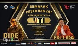 Ikuti dan Hadiri Perayaan HUT ke-26 IJTI di Bangka Selatan, ada Dide Hijau Daun dan Eki LIDA