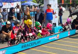 Ratusan Rider Cilik Berlaga di Kejurnas Push Bike Cirebon Open Race 2024