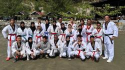 Taekwondo Kodim 0101/KBA Gelar Uji Fisik dan Penyematan Sabuk