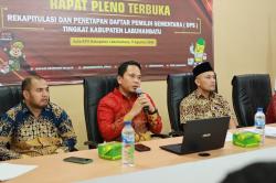 Rapat Pleno KPU, 353.020 Pemilih di Labuhanbatu Masuk DPS