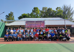 Semarak HUT ke-79 Pengayoman Kemenkumham Jateng Gelar Pertandingan Tenis