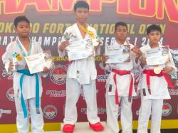 Kecamatan Anyar Juara Tiga Dikejuaraan Hokaido Fortis Nasional Open Karate Championship Series