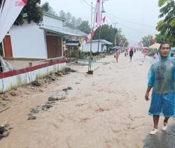 Banjir Terjang Sejumlah Desa di Bolmong