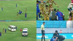 Detik-detik Sudi Abdallah Terkapar saat Laga PSIS vs Persita, Salah Tumpu Berujung Cedera Parah