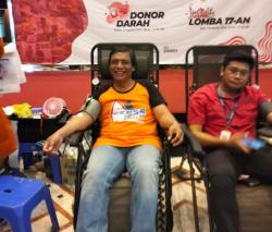 Rayakan Kemerdekaan RI, KKPSS Jatim dan Intiland Kolaborasi Gelar Donor Darah, Begini Serunya