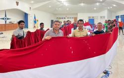 Bendera Merah Putih Sepanjang 340 Meter Siap Dibentangkan, Esok akan Diarak Keliling Kota Waingapu