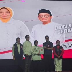 PSI Resmi Berikan Rekomendasi Yuli Hastuti-Dion Agasi untuk Maju Pilkada Purworejo 2024