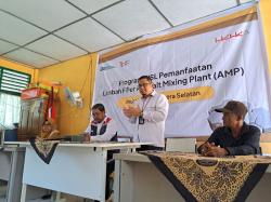 HKA Olah Limbah Pembuatan Hotmix untuk Pavingisasi Sekolah Dasar di Ogan Ilir