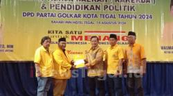 Bacalon Walkot Tegal, Faruq Ibnul Haqi Resmi Terima Rekomendasi Golkar