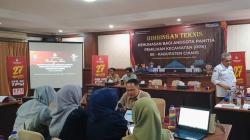 KPU Ciamis Gelar Bimtek Kehumasan untuk PPK, Gandeng Organisasi Wartawan