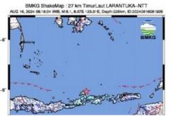 Gempa 5,1 SR Guncang Larantuka Flores Timur