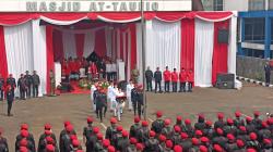 Megawati Jadi Irup Pengibaran Bendera HUT Kemerdekaan Republik di Depan Sekolah Partai PDIP