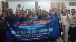 Keluarga Besar PAN Banyumas Tegaskan Lagi Dukung Sadewo Tri Lastiono dalam Pilkada 2024