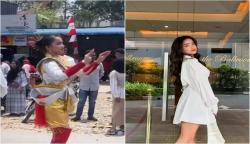 Viral, Wanita di Padang Lawas Mirip Banget Artis Fuji