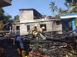 Rumah Kayu di Pabelan Semarang Terbakar saat Pemilik Mandi