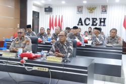 Polda Aceh Ikuti Upacara Hari Juang Polri Secara Virtual