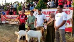 Unik, Turnamen Sepak Bola Mirza Putra Cup di Tanon Sragen Berhadiah Kambing