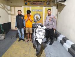 Nekad! Seorang Pemuda Mencuri Motor Teman Kerjanya, Saat Tertidur Pulas