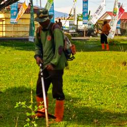 Semarakkan Arena PON, Pemkab Aceh Utara Gelar Gotroy di Sekitar Bandara Malikussaleh