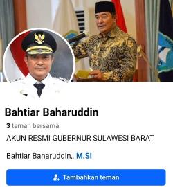 Akun Palsu Pj Gubernur Sulbar Beredar, Warga Diminta Waspada