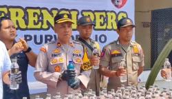 Polisi Pasuruan Gagalkan Pengiriman Miras Oplosan Antar Pulau