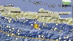 Gempa M5,8 Guncang Gunungkidul DIY Malam Ini