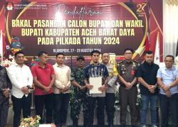 Tiga Paslon Pilkada 2024 Abdya Daftar di Hari Terakhir, 150 Personel Disiagakan