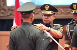 Panglima TNI Pimpin Sertijab Kasum TNI, Irjen TNI, dan Pangkogabwilhan III