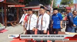 Video: Pasangan Bakal Calon, Mansur Hidayat dan Bobby Daftar ke KPU Pemalang Hari Ini