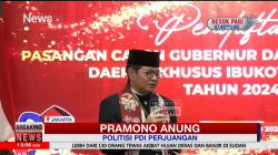 Pramono Anung dan Rano Karno Resmi Daftar Cagub-Cawagub Jakarta ke KPU