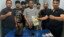 Tersangka BD Narkoba Irwan Bersama Barang Bukti 1 Kg Sabu Berhasil Ditangkap Satres Narkoba Polres B