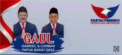 Didukung Penuh Partai Perindo, Paslon Gabriel Asem - Lukman Wugaje Optimis Menangkan Pilgub PBD