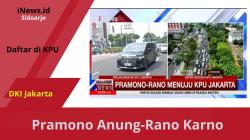 Pasangan Pramono Anung-Rano Karno Daftar di KPU DKI Jakarta