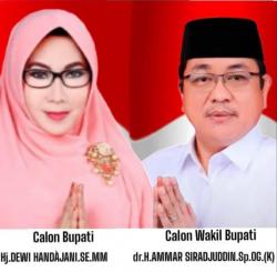 Dewi Handajani dan Ammar Siradjuddin Resmi Daftar ke KPU Tanggamuss