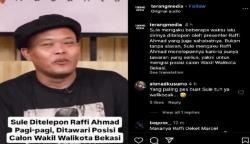 Sule Ditawari Jadi Wakil Walikota Bekasi Oleh Raffi Ahmad