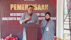 Bakal Calon Wali Kota dan Wakil Wali Kota Baubau Monianse-Ida Fitri Jalani Pemeriksaan Kesehatan