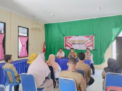 FGD dilaksanakan Polsek Medang Kampai, Kapolsek : Pentingnya Sinergitas Antara Polsek, Panwaslu.