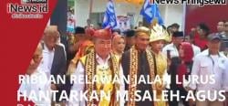 Video Saleh Asnawi-Agus Suranto Daftar KPU Tanggamus