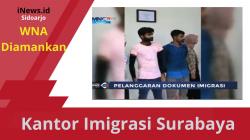 Enam WNA Diamankan Petugas Imigrasi Surabaya