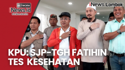 SJP-Tuan Guru Fatihin Kenakan Jaket Orange dan Kaos Coklat Santai Saat Jalani Tes Kesehatan