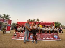 Meriahkan HUT RI ke- 79 dan Anniversary Andesta ke- 35, Gelar Turnamen Sepak Bola Usia Dini